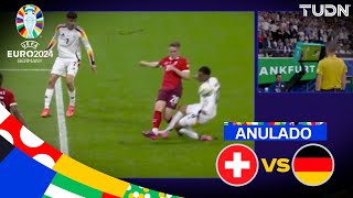 ¡NOOO ¡Anulan gol por culpa de MUSIALA  Suiza 00 Alemania  UEFA EURO 2024  J3  TUDN [upl. by Annot]