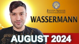 WASSERMANN MONATSHOROSKOP AUGUST 2024  ZEHNSTERN ASTROLOGIE [upl. by Suhpesoj52]