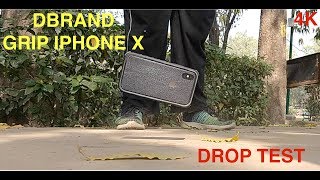 dbrand GRIP iPhone X Drop Test Review [upl. by Alys]