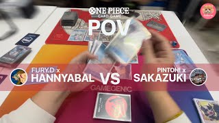 One Piece TCG HannyabalFuryD Vs Sakasukiปิ่นโตหาย POV Ep25 [upl. by Yennaiv]