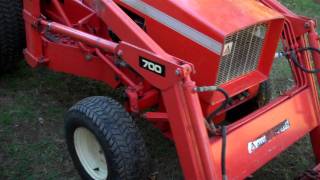 1972 Allis Chalmers 616 with ARK loader [upl. by Teddie]