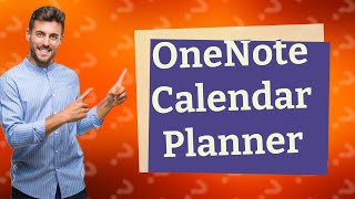 How do I add a calendar planner to OneNote [upl. by Enitsua]