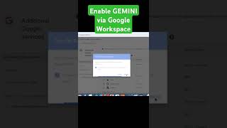 Enable GEMINI via Google Workspace coding tutorial generativeai [upl. by Awjan949]