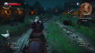 The Witcher 3 Death March Difficulty Lets Play Part 8 The Crones of Crookback Bog [upl. by Llednov152]