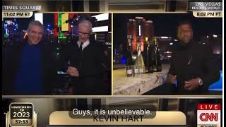 Kevin hart Speaks CNN bans alcohol Andy Cohen New years eve Nyc Nye New York Tiktok Reels [upl. by Sidnee835]