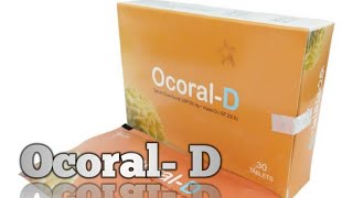 Ocoral D   Coral calcium amp vitamin D3  হাড়ের চিকিৎসা [upl. by Willdon]