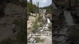 a snowmelting waterfall youtubeshorts nature mountainwaterfall [upl. by Worden]