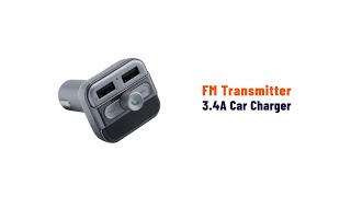 FM Transmitter 34A Car Charger [upl. by Nidnarb720]