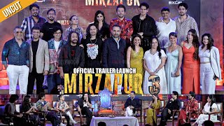 UNCUT  Mirzapur Season 3  Official Trailer Launch  Pankaj Tripathi Vijay Varma Ali Fazal [upl. by Dowlen]