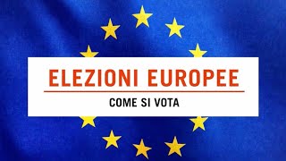 Elezioni europee quando e come si vota in Italia [upl. by Amr]