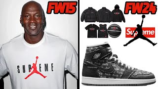 Supreme x Jordan 2015 Collab Recap amp FW24 Predictions [upl. by Aldrich882]