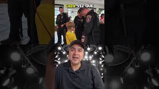 Este niño ora con los policías 👮‍♂️😮🤯 jesus biblia shorts [upl. by Terza]