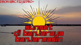 Sunset di banjaraya Banjarmasin view drone SJRC F22 S2 pro plus [upl. by Inek200]