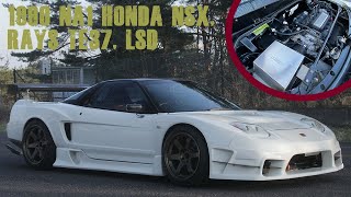 Wide Body NA1 NSX for Sale with Volk Rays TE37 for Sale at Powervehicles Ebisu Export Worldwide [upl. by Winson]