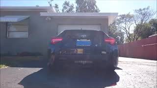 Scion FRS with HKS Full Exhaust [upl. by Aidualk]