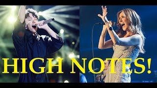 Male Singers Hitting Female Singers High Notes Pt 2 [upl. by Brothers]