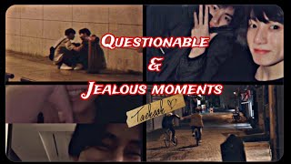 Questionable moments  jealous jk  Taekook the couple taekook [upl. by Zoes]