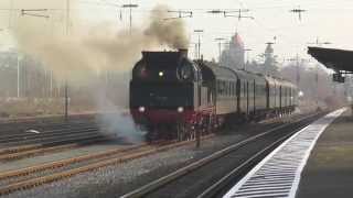 Dampfzug mit 78 468 am 14122014 in Lengerich [upl. by Anayhd760]