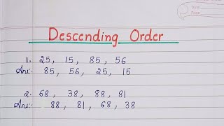 How to arrange the given Fractions in Ascending order  Ascending order of Fractions in English [upl. by Nonnerb402]