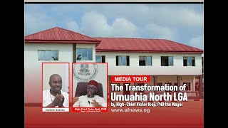 Tour of Umuahia North LG Headquarters Under the Leadership of High Chief Victor Ikeji PhD as Mayor [upl. by Ayadahs]