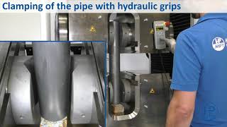 Tensile test on steel pipes [upl. by Adnav]