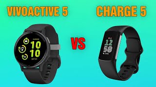 Garmin Vivoactive 5 vs Fitbit Charge 6  Full Specs Compare Smartwatches [upl. by Elyk]