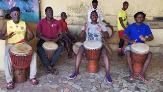 Konkoba avec Billy konate djembe tradition [upl. by Pelson]