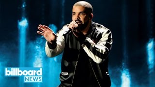 Drake Breaks Records Ed Sheeran Continues To Top Hot 100  Billboard News [upl. by Ttergram]