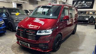 Volkswagen Transporter 204ps DSG 4motion 2024 delivery miles in Fortanna Red 🔥 [upl. by Lavine]