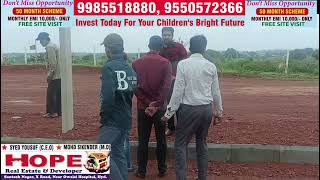 Hope Real Estate And Developers Santosh Nagar Hyd121 Sq Yards Farm Land For Sale Amangal Veldhanda [upl. by Nugent]