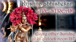 Sri Premananda Ashram  Krishna abhishekam LIVE [upl. by Coleville]