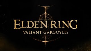 Elden Ring  Valiant Gargoyles Boss Fight Siofra River No Damage Base 0 [upl. by Anilac]