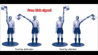 Important Signals To Learn As A Football Assistant Referee [upl. by Yddet421]