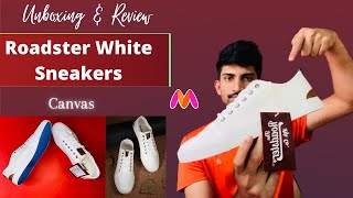 Roadster White Sneakers Review  Roadster Sneakers Review and Unboxing [upl. by Ennairrac]