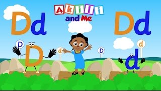 The Letter D  Educational Phonics Song  Akili and Me  African Edu Cartoons [upl. by Zoeller]