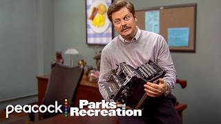 Most Iconic Moments From Rons Office  Parks and Recreation [upl. by Ehud]