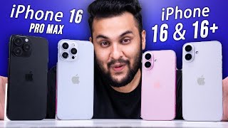 iPhone 16 Plus amp iPhone 16 Pro Max  FIRST LOOK [upl. by Naelcm220]