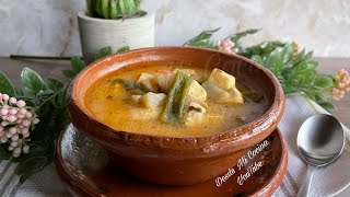 CALDO DE QUESO con Papas y Rajas Deliciosa y facil  DESDE MI COCINA by Lizzy [upl. by Yssac]