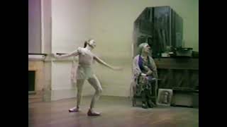 Vera Nemtchinova private ballet lesson variations Katherine Healy part 3 pink leotard 1980 [upl. by Dovev]