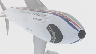 China Airlines Flight 006  Accident Animation [upl. by Anecusa808]