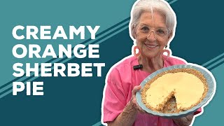 Love amp Best Dishes Creamy Orange Sherbet Pie Recipe  Easy Recipes for Dessert [upl. by Ondrea]