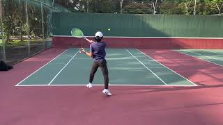 Tennis wall hitting session [upl. by Brackett]