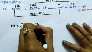 Trick for Balancing Redox Reactions in Acidic Medium [upl. by Ydissahc]