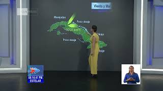 El tiempo en Cuba algunas lluvias en el norte occidental [upl. by Hsemin]