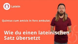 Lateinische Sätze übersetzen so gehts  Latein  Duden Learnattack [upl. by Eixor582]