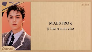 SEVENTEEN MAESTRO Easy Lyrics [upl. by Araiet611]