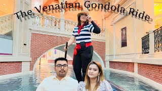 Beautiful song sung by our Gondolier at The Venetian Hotel amp Casino Resort Gondola Ride Las Vegas ✨ [upl. by Dud921]