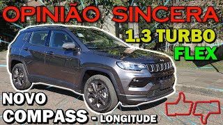 Novo Jeep Compass 2022 Longitude 80 anos 13 turbo flex  Detalhes consumo preço vale a pena [upl. by Ggerk]