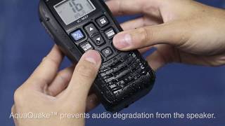 Icom ICM37 Buoyant VHF Marine Transceiver [upl. by Nojel]