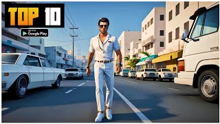 Top 10  New Games like GTA V  for Android 2023  gta 5 like games for android [upl. by Mchale]